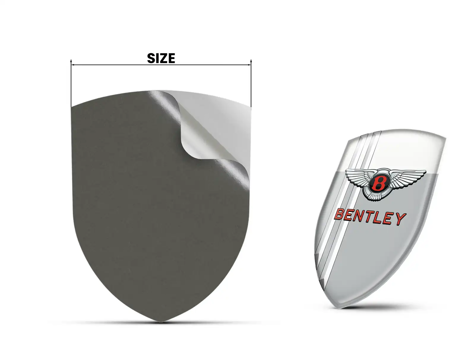 Bentley Printed Logo Stickers Durable Limited High Quality